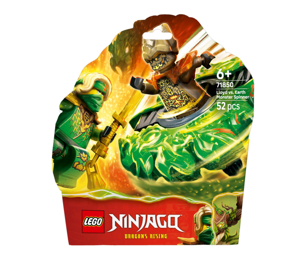 LEGO NINJAGO 71850 Lloyd kontra ziemny potwór na spinnerze - 1473533 - zdjęcie